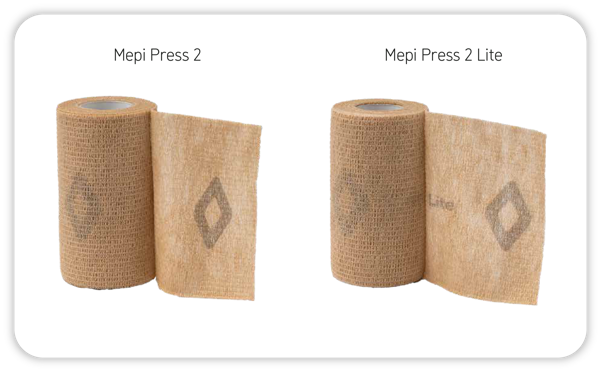 Mepi Press 2 Layer 2: Brown Compression Bandage