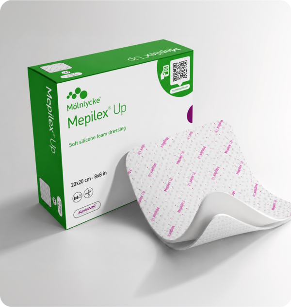 Mepilex Up Non-Bordered Foam Dressing